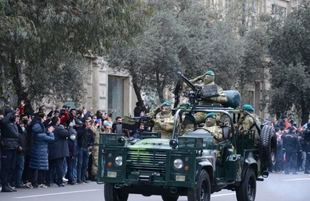 Azerbaijan holds Victory Parade.Azerbaijan Baku 10 december 2020